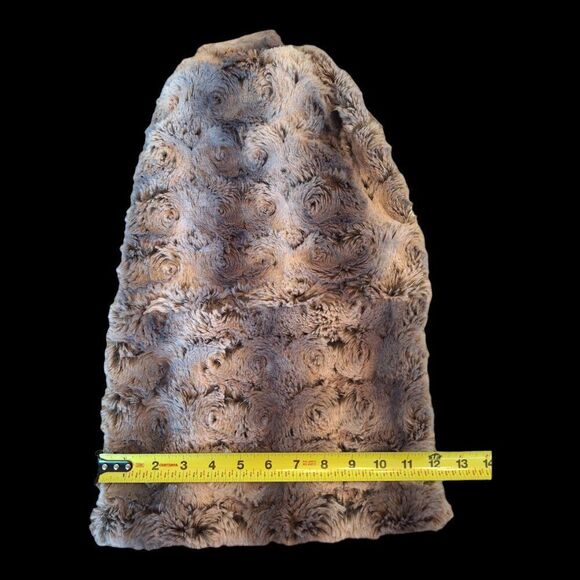 Peace & Pearls Scarf Twisted Infinity Faux Fur Curly Plush SOFT - Picture 8 of 10